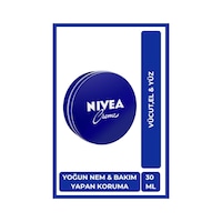 Nivea Creme Nemlendirici Mavi Teneke Kutu Krem 30 ML Nivea Creme Nemlendirici Mavi Teneke Kutu Krem 30 ML