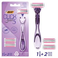 Bic Click Soleil 5 Kadın Tıraş Bıçağı 5 Bıçaklı 1 Sap + 2 Yedek Başlık Bic Click Soleil 5 Kadın Tıraş Bıçağı 5 Bıçaklı 1 Sap + 2 Yedek Başlık