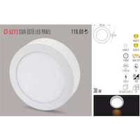 Cata Ct-5273 30 Watt Sıva Üstü Led Armatür Metal Yuvarlak (408152331) Beyaz Cata Ct-5273 30 Watt Sıva Üstü Led Armatür Metal Yuvarlak (408152331) Beyaz