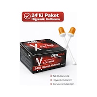 Redmax Tek Kullanımlık Burun Ve Kulak İçin Ağda Çubuğu 24'lü Paket Loli Wax Redmax Tek Kullanımlık Burun Ve Kulak İçin Ağda Çubuğu 24'lü Paket Loli Wax
