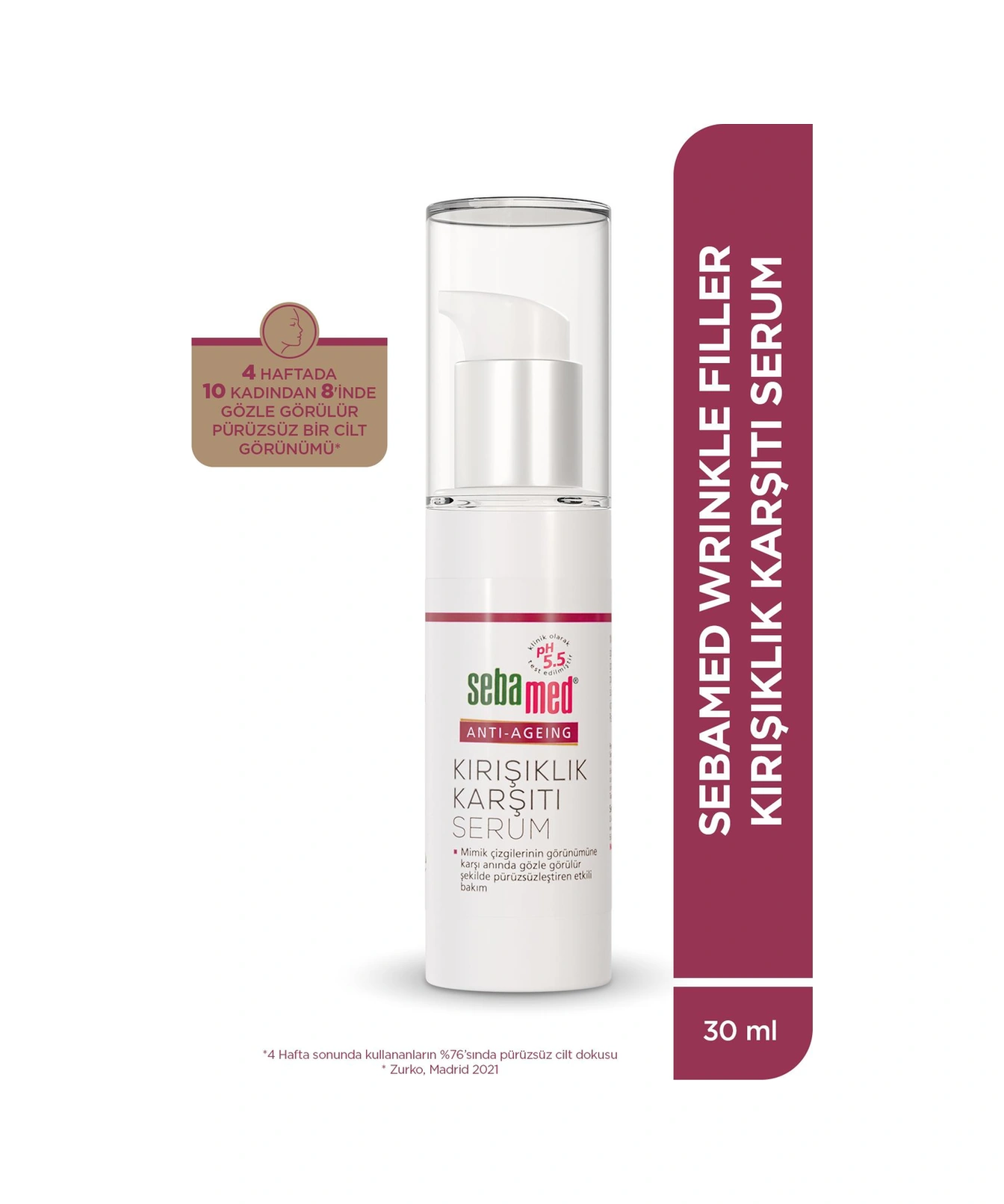 Sebamed Üçlü Hyaluron Kompleksi ve Lifting Serum 30 ML Sebamed Üçlü Hyaluron Kompleksi ve Lifting Serum 30 ML