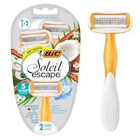 Bıc Soleil Escape 5 Bıçaklı Kadın Tıraş Bıçağı 2 Li Hindistan Cevizi Bıc Soleil Escape 5 Bıçaklı Kadın Tıraş Bıçağı 2 Li Hindistan Cevizi
