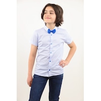 Toontoy Kids Toontoy Erkek Çocuk Komple Desenli Gömlek Saks Toontoy Kids Toontoy Erkek Çocuk Komple Desenli Gömlek Saks