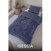 Isessia Lüks Wellsoft Çift Taraflı Yumuşak 4 Mevsim Konfor Yorgan Seti Yorgan Uyku Seti 155 X 215 Cm Mavi Isessia Lüks Wellsoft Çift Taraflı Yumuşak 4 Mevsim Konfor Yorgan Seti Yorgan Uyku Seti 155 X 215 Cm Mavi
