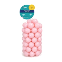 Soft Pembe Havuz Topu 100 Adet Yumuşak Oyun Havuzu Topları, Filede 1+ Yaş Soft Pembe Havuz Topu 100 Adet Yumuşak Oyun Havuzu Topları, Filede 1+ Yaş