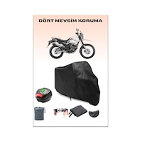 Siyah Hero X Pulse 200 Arka Çanta Uyumlu Motosiklet Branda,, Güvenli, Su Geçirmez Dayanıklı Kumaş