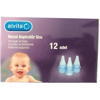 Alvita Nazal Aspiratör Ucu 12 Adet Alvita Nazal Aspiratör Ucu 12 Adet