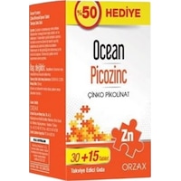 Ocean Picozinc Çinko Pikolinat 30+15 Tablet Ocean Picozinc Çinko Pikolinat 30+15 Tablet