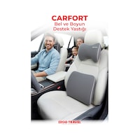 Viscofoam Carfort Büyük Visco Araç Boyun Yastığı – Visco Araç Bel Yastığı Takım - Araç Yastığı - Gri Viscofoam Carfort Büyük Visco Araç Boyun Yastığı – Visco Araç Bel Yastığı Takım - Araç Yastığı - Gri