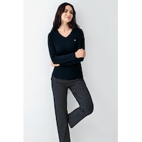 Pierre Cardin Kadın Lacivert Pijama Takımı Pc9091-s-v1 Lacivert Pierre Cardin Kadın Lacivert Pijama Takımı Pc9091-s-v1 Lacivert