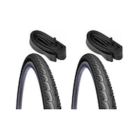 Mitas Siyah 24x1 3-8 Tekerlekli Sandalye Lastik Seti 2 Dış 2 İç Mitas Siyah 24x1 3-8 Tekerlekli Sandalye Lastik Seti 2 Dış 2 İç