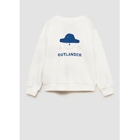 Monila Erkek Çocuk Baskılı 3 İplik Kumaş Pamuklu Sweatshirt Ekru Monila Erkek Çocuk Baskılı 3 İplik Kumaş Pamuklu Sweatshirt Ekru
