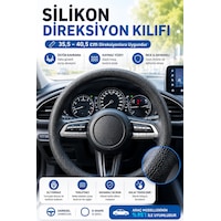 Deconitte Oto Silikon Direksiyon Kılıfı Siyah, Kaymaz Yüzey, Yumuşak Tutuş, Kolay Takılan Universal Araç Direksiyon Koruyucu Deconitte Oto Silikon Direksiyon Kılıfı Siyah, Kaymaz Yüzey, Yumuşak Tutuş, Kolay Takılan Universal Araç Direksiyon Koruyucu