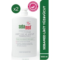 Sebamed Hassas Ciltler İçin Pentavitin Nemlendirici Etkili Yüz ve Vücut Temizleme Jeli 1000 ML x 2 Adet Sebamed Hassas Ciltler İçin Pentavitin Nemlendirici Etkili Yüz ve Vücut Temizleme Jeli 1000 ML x 2 Adet