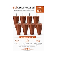 İmt Aksesuar Armut Mobilya Ayağı 8 Adet 12 Cm Ceviz Robot Süpürgeye Uyumlu Koltuk Kanepe Baza Ayağı Seti Ceviz İmt Aksesuar Armut Mobilya Ayağı 8 Adet 12 Cm Ceviz Robot Süpürgeye Uyumlu Koltuk Kanepe Baza Ayağı Seti Ceviz