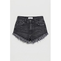 it's basic Kadın Koyu Füme 2s6-1 Mini Boy Denim Şort it's basic Kadın Koyu Füme 2s6-1 Mini Boy Denim Şort
