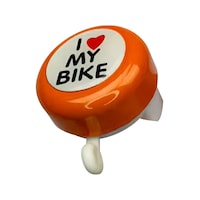 Plus I Love My Bike Metal Sağlam Bisiklet Zili Turuncu Plus I Love My Bike Metal Sağlam Bisiklet Zili Turuncu