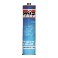 Dayson Silikon Pu Poliüretan Mastik Kartuş Güçlü Yapıştırma Dayanıklı Elastik Dolgu Siyah 280 Ml
