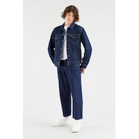 Levi's The Trucker Jacket Rockridge Trucker Orta İndigo Erkek Trucker Ceket Lacivert Levi's The Trucker Jacket Rockridge Trucker Orta İndigo Erkek Trucker Ceket Lacivert