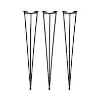 Firkete Tel Sehpa Ayağı (4'lü Paket - 50 cm - Siyah Renkli) Firkete Tel Sehpa Ayağı (4'lü Paket - 50 cm - Siyah Renkli)