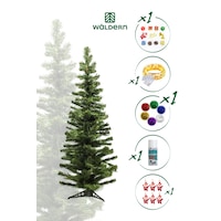 Waldern 120 CM Yılbaşı Çam Ağacı ve Süsleri (Kar Spreyi + 12 Parça Süs + 1 Sim Süs + 5 M Led Işık) Waldern 120 CM Yılbaşı Çam Ağacı ve Süsleri (Kar Spreyi + 12 Parça Süs + 1 Sim Süs + 5 M Led Işık)