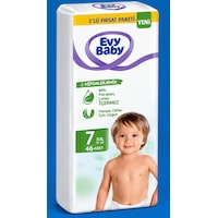 Evy Baby Bebek Bezi Maxi 3'lü Fırsat 7 Numara 46'lı 7 Beden Evy Baby Bebek Bezi Maxi 3'lü Fırsat 7 Numara 46'lı 7 Beden