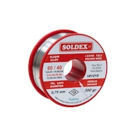 Soldex 200 GR İnce 60/40 Lehim Teli 0.75 MM Soldex 200 GR İnce 60/40 Lehim Teli 0.75 MM