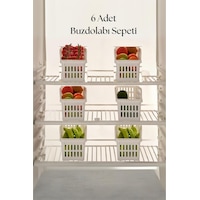 6 Lı Buzdolabı Organizeri Düzenleyici Çok Amaçlı Dolap Düzenleyici Beyaz 12x30x14 Cm-dny0008-6 Çok Renkli 6 Lı Buzdolabı Organizeri Düzenleyici Çok Amaçlı Dolap Düzenleyici Beyaz 12x30x14 Cm-dny0008-6 Çok Renkli