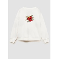 Monila Erkek Çocuk Kurabiye Canavarı Baskılı 3 İplik Pamuklu Sweatshirt Ekru Monila Erkek Çocuk Kurabiye Canavarı Baskılı 3 İplik Pamuklu Sweatshirt Ekru