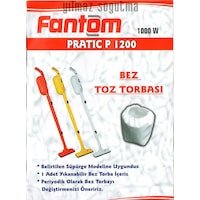 Fantom P1200 Pratik Dik Süpürge Bez Toz Torba - 5 Adet Fantom P1200 Pratik Dik Süpürge Bez Toz Torba - 5 Adet
