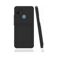 Fibaks Oppo A15/a15s Uyumlu Kılıf Kamera Korumalı Kartlıklı Cüzdanlı Kırmızı Tuşlu Siyah Silikon Kapak Fibaks Oppo A15/a15s Uyumlu Kılıf Kamera Korumalı Kartlıklı Cüzdanlı Kırmızı Tuşlu Siyah Silikon Kapak