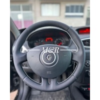 Renault Clio 3 Kaplama Deri Direksiyon Kılıfı Renault Clio 3 Kaplama Deri Direksiyon Kılıfı