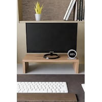Ergonomik Masaüstü Monitör Yükseltici Ve Klavye Saklama Standı - Masa Üstü Düzenleyici Raf 45x20x11 Cm Atlantik Çam Ergonomik Masaüstü Monitör Yükseltici Ve Klavye Saklama Standı - Masa Üstü Düzenleyici Raf 45x20x11 Cm Atlantik Çam