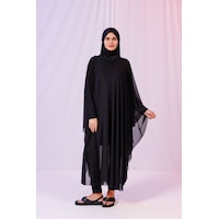 Tarzını Seç Kimono Pareo - Tesettür Pareo - Esnek Likralı Tül Siyah 240x135 Cm Çok Renkli Tarzını Seç Kimono Pareo - Tesettür Pareo - Esnek Likralı Tül Siyah 240x135 Cm Çok Renkli