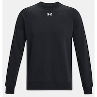 Under Armour Erkek UA Rival Fleece Bisiklet Yaka 1379755-001 Siyah - Beyaz Under Armour Erkek UA Rival Fleece Bisiklet Yaka 1379755-001 Siyah - Beyaz