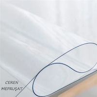 Ceren Muşamba Şeffaf 1.4 MM Kalın Pvc Kaymaz Masa Örtüsü Koruyucu Ceren Muşamba Şeffaf 1.4 MM Kalın Pvc Kaymaz Masa Örtüsü Koruyucu