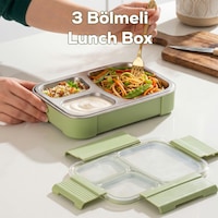 Porsima Bl25238 Isı Yalıtımlı Paslanmaz Çelik Sızdırmaz Silikon Kapak 3 Bölmeli Vakumlu Yemek Termosu Beslenme Kutusu Taşınabilir Lunch Box Sefer Tası Yeşil Porsima Bl25238 Isı Yalıtımlı Paslanmaz Çelik Sızdırmaz Silikon Kapak 3 Bölmeli Vakumlu Yemek Termosu Beslenme Kutusu Taşınabilir Lunch Box Sefer Tası Yeşil