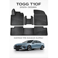 Togg T10f 2025+ Sedan 3d Oto Paspas Tam Uyum Siyah Togg T10f 2025+ Sedan 3d Oto Paspas Tam Uyum Siyah