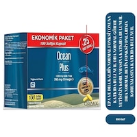 Ocean Plus Balık Yağı Omega3 1200 Mg 100 Softjel Kapsül Ekonomik Paket Ocean Plus Balık Yağı Omega3 1200 Mg 100 Softjel Kapsül Ekonomik Paket