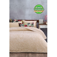 Evlen Home 3 Kg Embos Baskılı Pamela Kalın Çift Kişilik Battaniye 230x240 Cm Cappuccino Cappuccino Evlen Home 3 Kg Embos Baskılı Pamela Kalın Çift Kişilik Battaniye 230x240 Cm Cappuccino Cappuccino