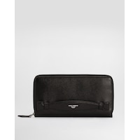 Dolce & Gabbana Zip-around Calfskin Wallet Siyah Dolce & Gabbana Zip-around Calfskin Wallet Siyah