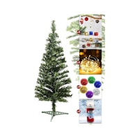 Waldern 90 CM Yılbaşı Çam Ağacı ve Süsleri (Kar Spreyi + 12 Parça Süs + 1 Sim Süs + 5 metre Led Işık) Waldern 90 CM Yılbaşı Çam Ağacı ve Süsleri (Kar Spreyi + 12 Parça Süs + 1 Sim Süs + 5 metre Led Işık)