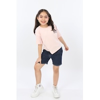 Toontoy Kids Toontoy Kız Çocuk Enjoyment Baskılı Tişört Pudra Toontoy Kids Toontoy Kız Çocuk Enjoyment Baskılı Tişört Pudra