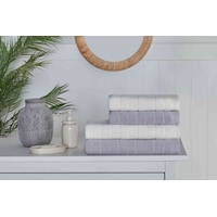 Özdilek Nev Mellow Gri-krem Best Set Hamam Takımı Özdilek Nev Mellow Gri-krem Best Set Hamam Takımı