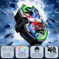 Polham Çift Fanlı 10.000 Rpm Soğutucu Rgb Led Işık Efektli Ultra Sessiz Çalışma Oyuncular & Yayıncılar İçin Polham Çift Fanlı 10.000 Rpm Soğutucu Rgb Led Işık Efektli Ultra Sessiz Çalışma Oyuncular & Yayıncılar İçin