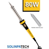 Solinpatech 80w Lehim Makinesi Yüksek Isı Gücüne Sahip Kalem Havya Ve Yedek Uç Solinpatech 80w Lehim Makinesi Yüksek Isı Gücüne Sahip Kalem Havya Ve Yedek Uç