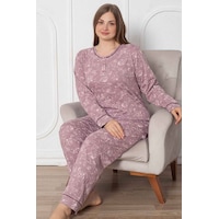 Alimer Kadın Gülkurusu Bisiklet Yaka Büyük Beden Pijama Tkm 2786b Gülkurusu Alimer Kadın Gülkurusu Bisiklet Yaka Büyük Beden Pijama Tkm 2786b Gülkurusu