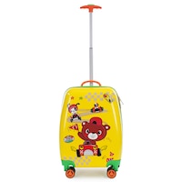 Wexta Ayıcık Çocuk Valizi Wx-420 Sarı Wexta Ayıcık Çocuk Valizi Wx-420 Sarı
