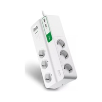 Apc By Schneider Electric PM6U-GR 6'lı Akım Korumalı Priz 2 USB Hızlı Şarj Çıkışlı Beyaz Apc By Schneider Electric PM6U-GR 6'lı Akım Korumalı Priz 2 USB Hızlı Şarj Çıkışlı Beyaz