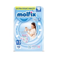 Molfix Bebek Bezi 3 Numara Midi Ultra Fırsat Paketi 112 Adet Molfix Bebek Bezi 3 Numara Midi Ultra Fırsat Paketi 112 Adet